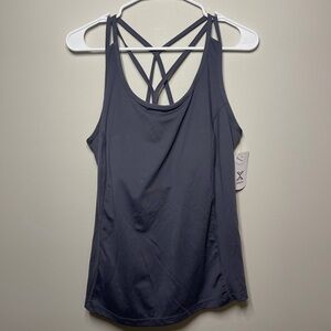 Xersion Gray Strappy Workout Tank
